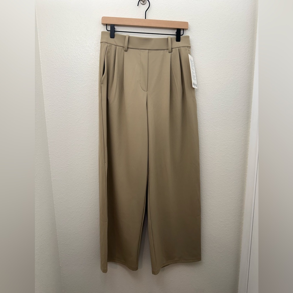 Lululemon Day-drift High Rise Wide Leg Trouser M (Short) Shear Oak (Sold Out)